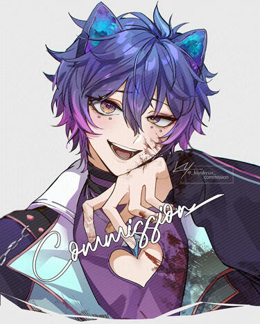 colored sketch headshot