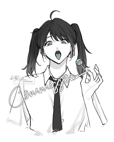 colored sketch headshot